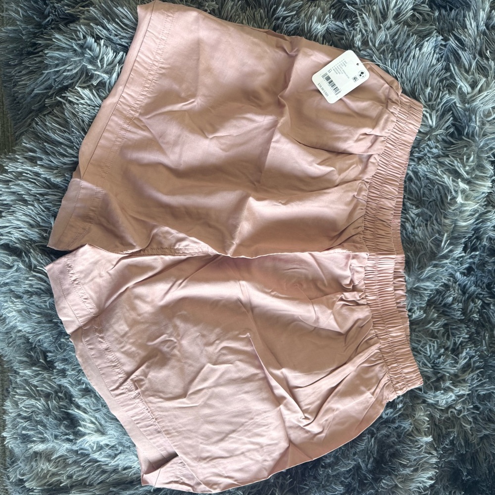 Free People Rose Pink Boxer Shorts with the pockets NWT - Picture 3 of 3